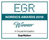 EGR Nordics Awards 2019 winner mark